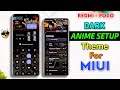 Amazing Anime🔥Based Dark Miui Theme - Compatible With Miui 12,13 & 14😃 | Try Now👍