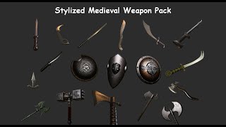 UE4 Stylized Medieval Weapon Pack