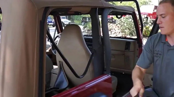 How to take top off on a Jeep Wrangler TJ explained by Matt at Select Jeeps