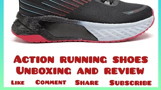 Unboxing and review Best men's running shoes under 1500 action trubo 504 #running #shoes #unboxing