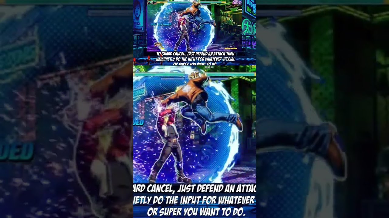 Guard Cancelling in Fatal Fury: City of the Wolves 