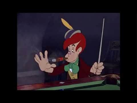 Pinocchio 1940 Pool Scene Part 1