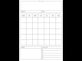 Free Blank Printable Calendar | blank monthly planner | Monthly Blank Calendar | blank calendar 2026