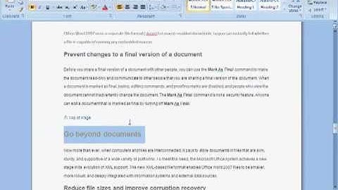 Select Text with Similar Formatting ms word 2007-www.rktune.com