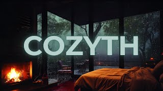 Cozy Rainy Cabin Ambience 🌧️🔥 Fireplace & Rain Sounds for Deep Relaxation