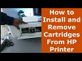 How to Install and Remove Cartridges From HP Printer