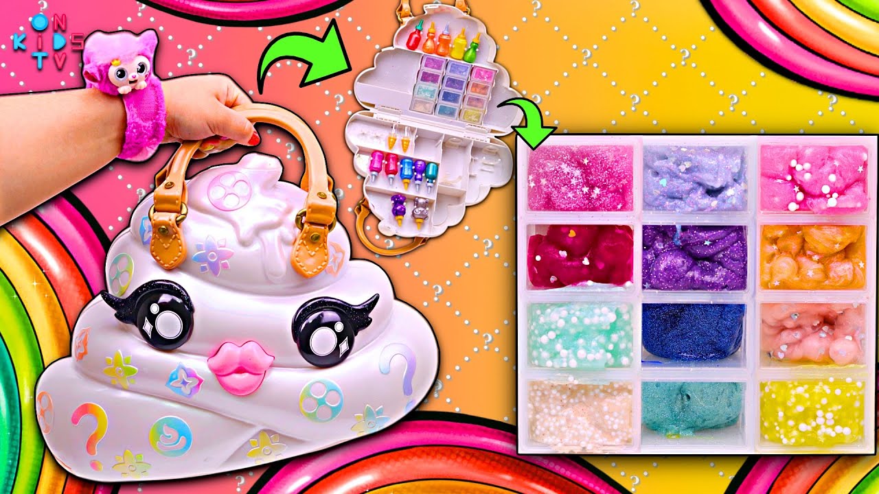 Fazendo Todas As Slimes Da Minha Bolsa Poopsie Surprise On Kids Tv