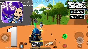 SAUSAGE MAN GAMEPLAY WALKTHROUGH PART 1 TUTORIAL (ANDROID,IOS)