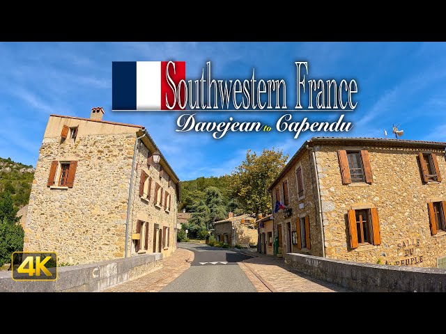Scenic Drive through Southwestern France 🇫🇷 Driving from Davejean to Capendu [Driver's View]
