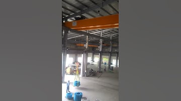 Cầu trục dầm đôi 15 tấn, sử dụng Pa lăng hàn quốc nhập khẩu, cung cấp bởi công ty DLMECO