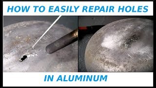 How To EASILY Repair Holes In Aluminum