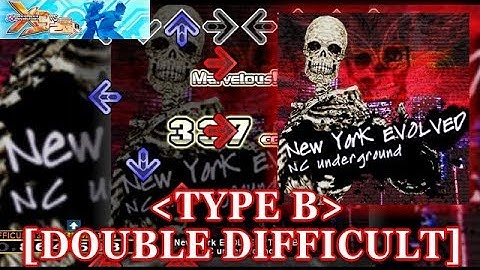 【DDR X3】 New York EVOLVED (Type B) [DOUBLE DIFFICULT] 譜面確認＋クラップ