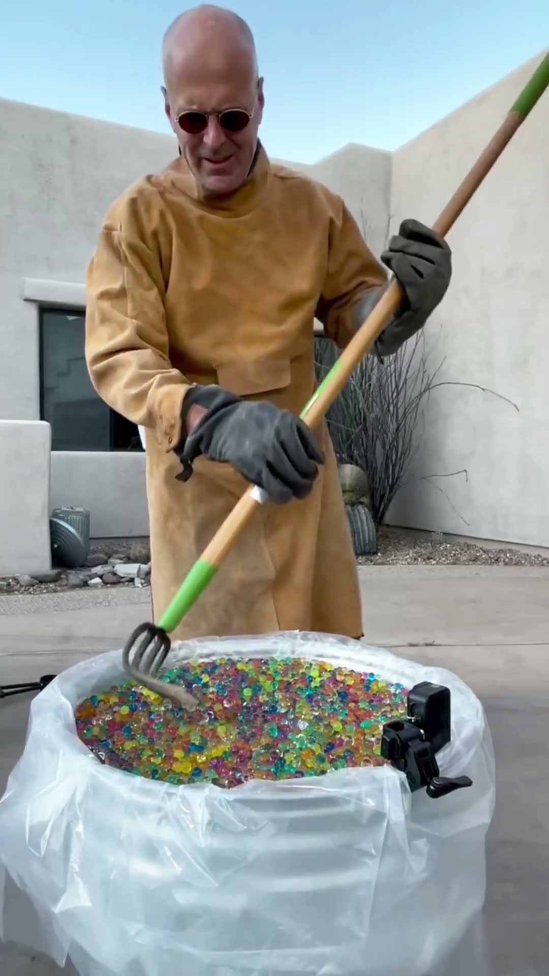 lava art with water balls #shortsvideo