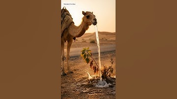 Camel save to Mango tree from drying watering 😭#ai #save #tree #camel
