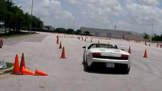 2010 Lamborghini Gallardo LP560-4 Spyder Racing Autocross Track - Full Throttle Race Sound 2010 Lamborghini Gallardo Lp560 4 Spyder Racing Autocross Track Full Throttle Race Sound