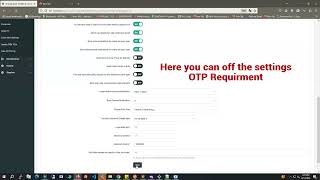 Login Authentication Settings