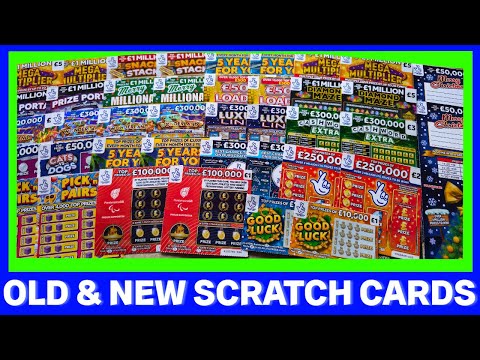 132 Of OLD NEW Scratch Cards