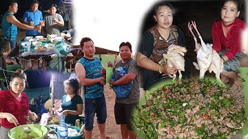 Zuag Lauj nkawv yuav Qaib Ntxhw Tuaj Pub wb Noj Nram Av