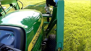 John Deere 45 Loader Removal and Installation for the X series