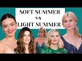 Soft summer vs light summer differences  similarities