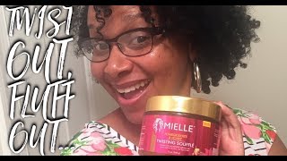 Natural Hair Twist Out | Ft. Mielle Organics Pomegranate and Honey Twisting Soufflé