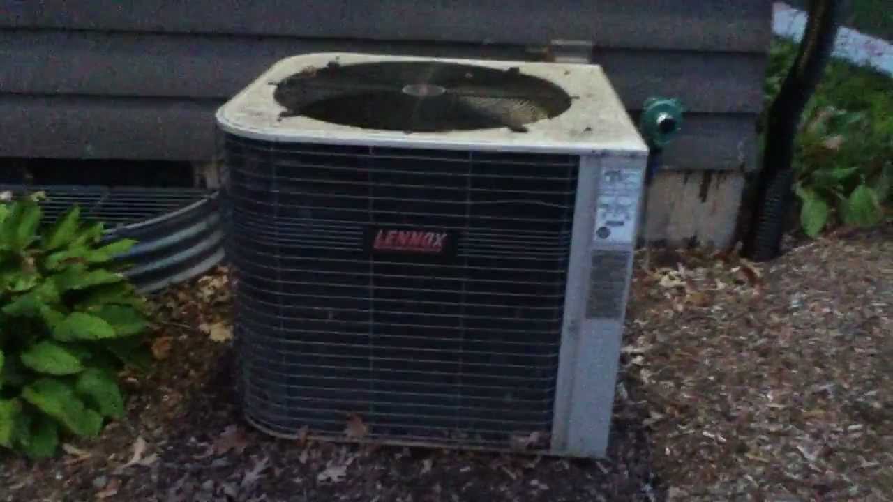 quiet-1997-lennox-elite-series-air-conditioner-running-youtube