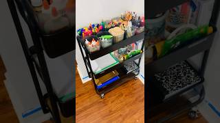 Kids Crafts And Art Supplies Organized Resimi