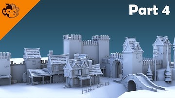 Medieval Modular Pack for Unity PART 4 - 3ds max Timelapse