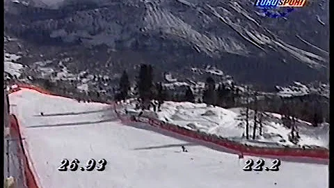 Heidi Zurbriggen & Isolde Kostner downhill tie (Co...