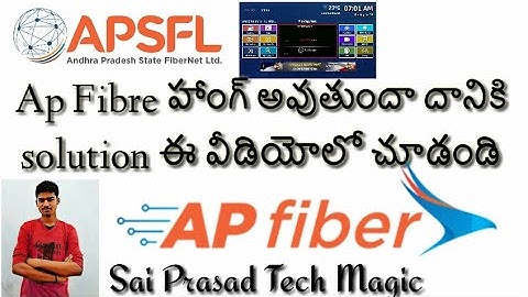 Ap Fibre hanging,audio&video not syncing solution?In Telugu by Sai Prasad