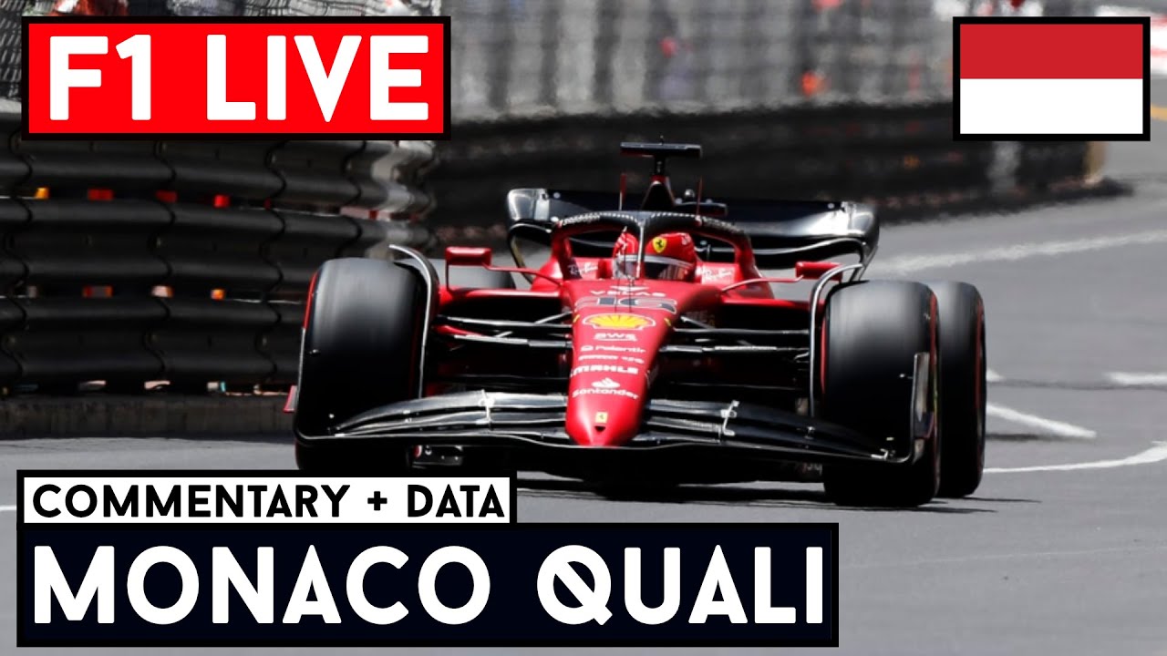 🔴F1 LIVE - Monaco GP QUALI - Commentary + Live Timing