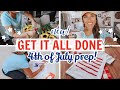 GET IT ALL DONE #WITHME | CLEAN, BAKE, & 4TH OF JULY PREP! | SAHM MOTIVATION