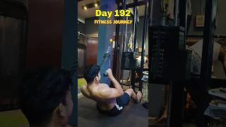 Day 192🔥💪 Fitness Journey ✅ #backworkout #fitnessgoals #fitnessjourney #gymworkout #shorts #yt #reel