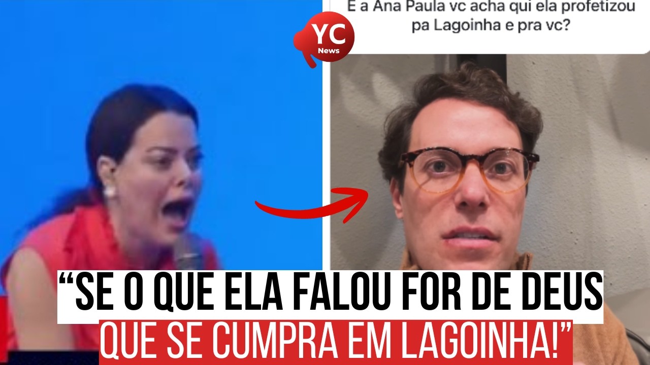 Pastor André Valadão RESPONDE sobre DENÚNCIA PROFÉTICA de Ana Paula Valadão: "ESPERO QUE SE CUMPRA"