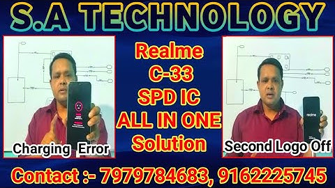 Realme C33 SPD Charging Error And Second Logo Off Full Solution #viralvideo #tranding #mobilerepair