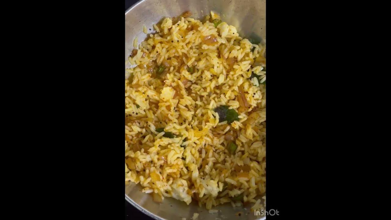 फोडणीचे भात Easy & Quick Recipe From Leftover Rice Leftover Rice