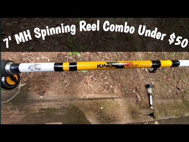 Bass Pro Shops King Kat CBK80 Spinning Reel and 7' MH Fast Action Rod Under  $50 Go Cat Fishing 