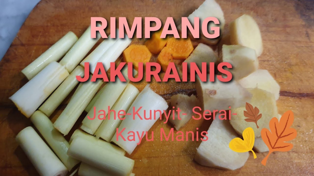 RIMPANG Jahe Kunyit Serai #rimpang #obatherbal - YouTube