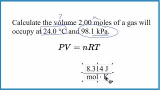 Solving the Ideal Gas Law for Volume (V)