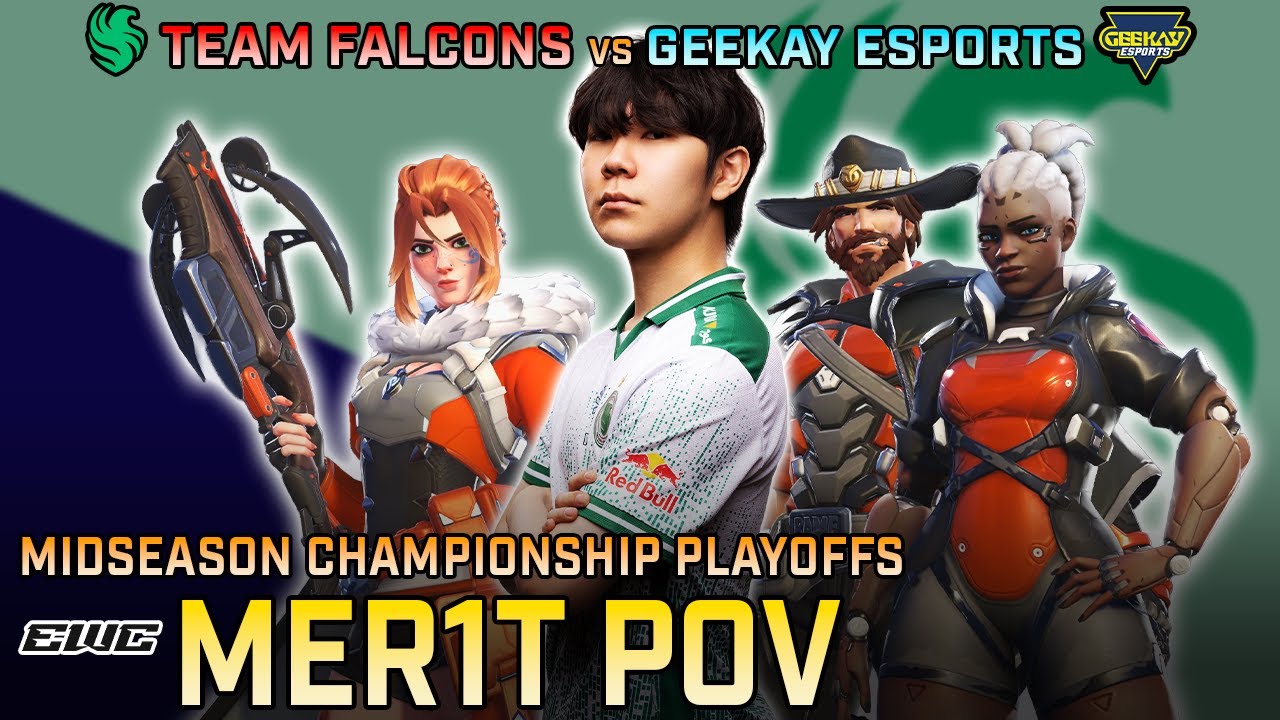 [ Mer1t ] Team Falcons vs Geekay Esports | OWCS Midseason Championship ...