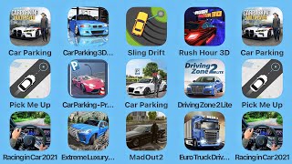 Car Parking, Car Parking 3D, Sling Drift, Rush Hour 3D, Pick Me Up, Car Parking Pro Driver screenshot 5