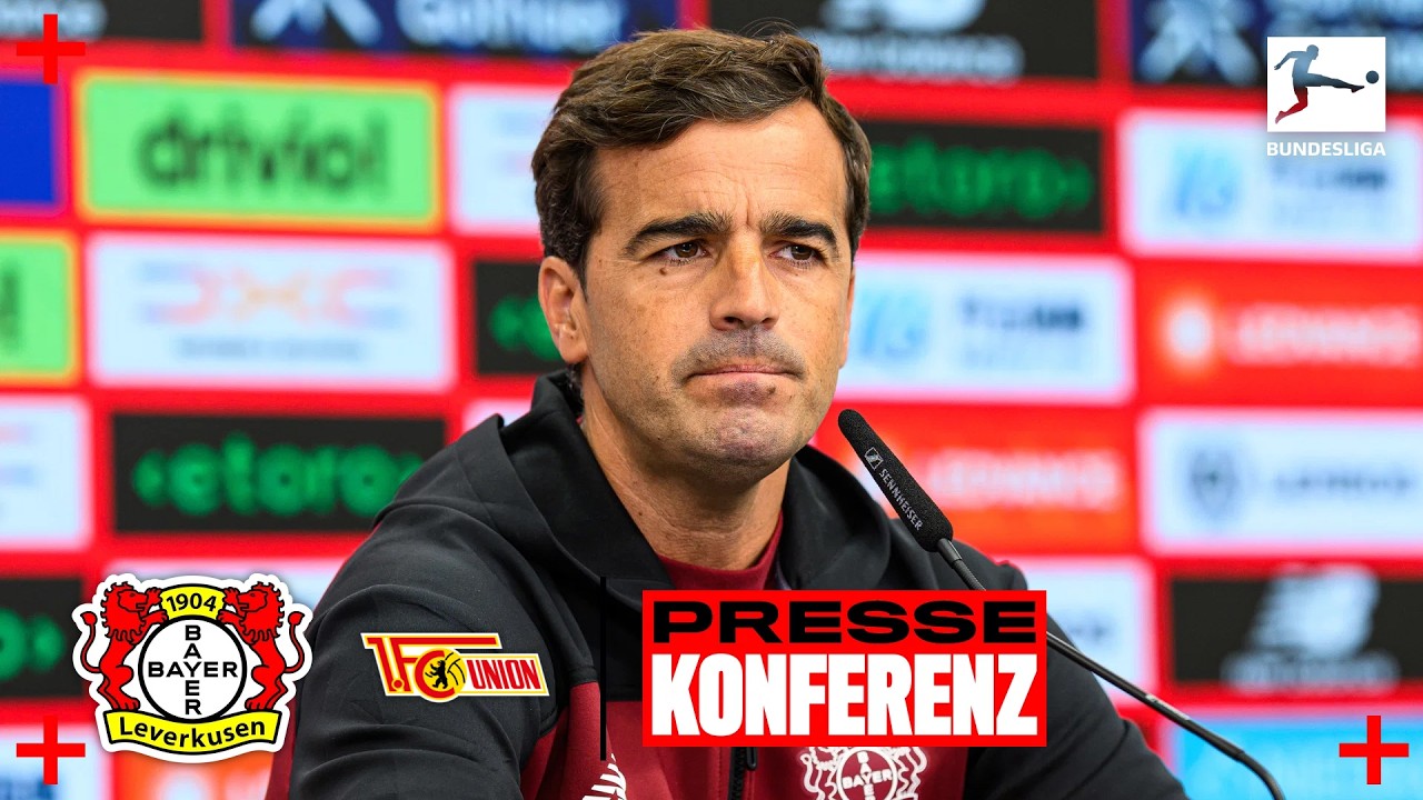 Press conference with Carles Martínez ahead of Bayer 04 🆚 Union Berlin | Bundesliga, 2. MD (re-live)
