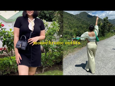 9 Spring Summer Outfits ft. monochrome outfits// tips & tricks//