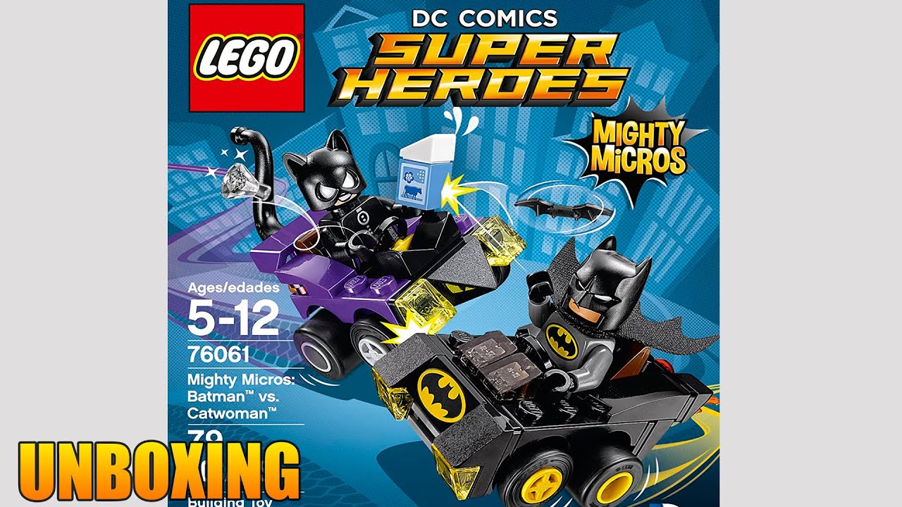 LEGO Super Heroes Batman vs Catwoman Mighty Micros | Unboxing Lego Mighty  Micros Batman y Gatubela - YouTube