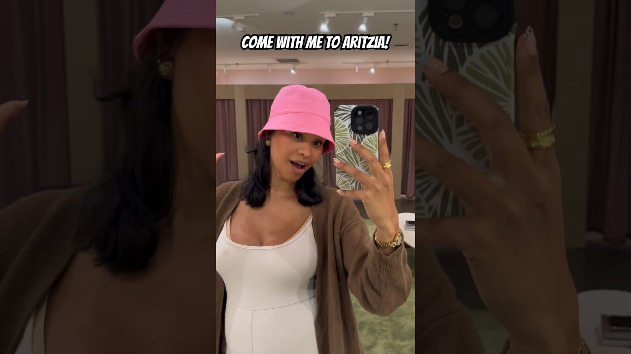 Come with me to ARITZIA!! Bucket hat 
