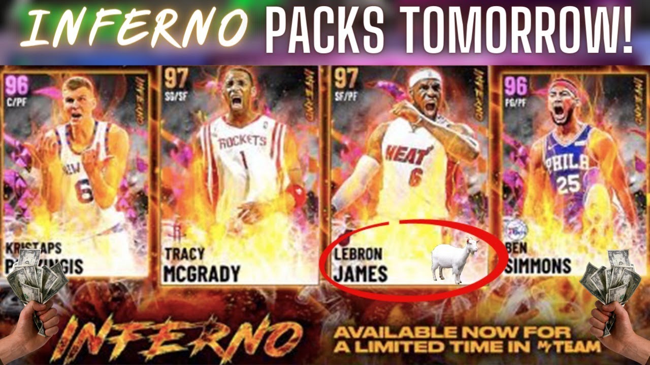 *LIVE* INFERNO PACKS TOMORROW?! GALAXY OPAL LEBRON & TMAC!!! NBA 2K21 MYTEAM