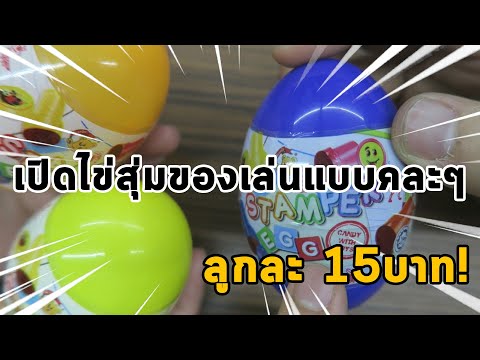 เปิดไข่สุ่มของเล่นแบบคละๆ หลายแบบ หลายสไตล์!