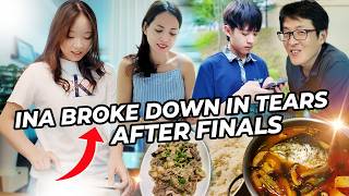 A DAY IN OUR LIVES | COOKING SPECIAL DINNER FOR MY FAMILY | INA CRIED AFTER THE FINALS | #pmsk