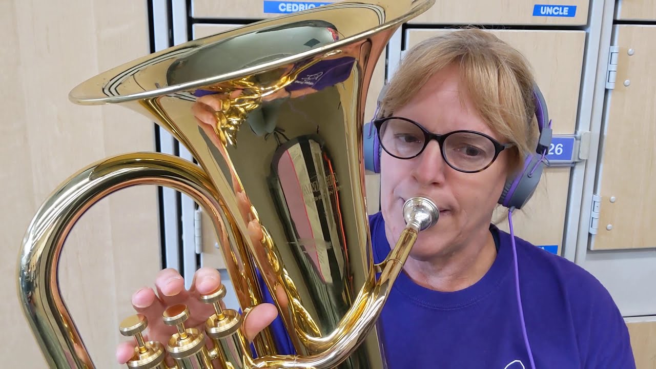 How to Play Happy Birthday on Baritone/Euphonium harmony part YouTube
