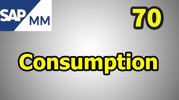 70- SAP MM Free Course: Consumption Updates